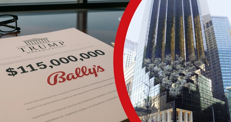 Trump könnte 115 Millionen Dollar erreichen, wenn Bally's ein Casino in New York eröffnet